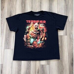 TERRIFIER by Terror Threads Art the Clown Shirt Size 2XL Horror Scary Halloween